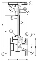 Криогенный запорный вентиль CAEN CRYO VCSS-1150