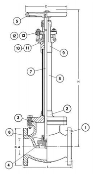 Криогенный запорный вентиль CAEN CRYO VCYS-1600