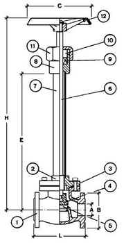 Криогенный запорный вентиль CAEN CRYO VCB 1150
