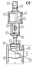 Криогенный запорный клапан CAEN CRYO VCBS-1150 /NC