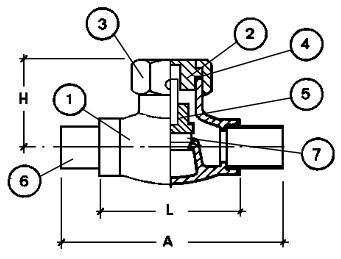 Обратный клапан CAEN VCR-200