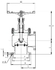 Запорный клапан CCK T171L25-250 PN10