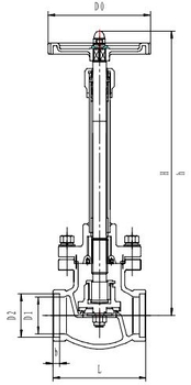Криогенный запорный клапан CCK T335DA10-100 PN40