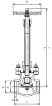 Криогенный запорный клапан CCK T328DJ50-100 PN40