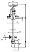 Криогенный запорный клапан угловой CCK T211DL50-100 PN16