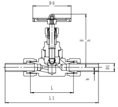 Запорный клапан CCK T452A10-25 PN160