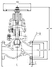 Запорный клапан CCK T252J25-80 PN25