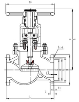 Запорный клапан CCK J41F-40P