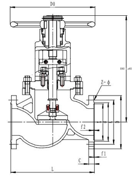 Запорный клапан CCK J41F-40P