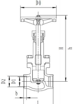 Криогенный запорный клапан CCK J6(2)1F-40P