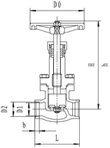 Запорный клапан CCK T325A10-100 PN40