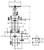 Криогенный запорный клапан угловой CCK T121DB25-50 PN6