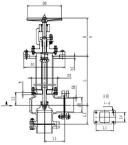 Криогенный запорный клапан угловой CCK T121DL65-100 PN6