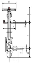 Криогенный запорный клапан угловой CCK T151DB10-15 PN10