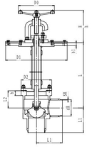 Криогенный запорный клапан угловой CCK T151DB125-200 PN10