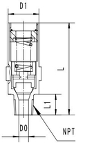 Предохранительный клапан типа T156DK10