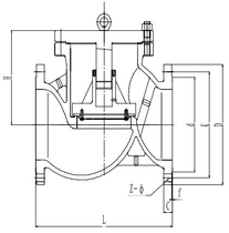 Обратный клапан T201H300 PN16