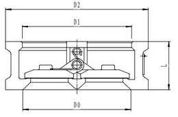 Криогенный обратный клапан T212DH80-500 PN20