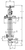 Криогенный запорный клапан угловой CCK T301DB20-40 PN40