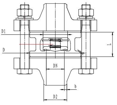 Криогенный обратный клапан T312DH15-100 PN40