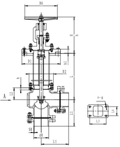 Криогенный запорный клапан угловой CCK T321DB65-80 PN40