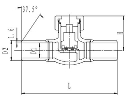 Криогенный обратный клапан T328DH10-40X PN40