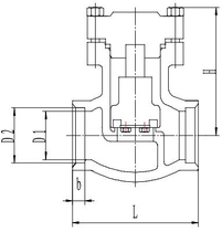Криогенный обратный клапан T328DH50-200 PN40