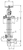 Криогенный запорный клапан угловой CCK T351DB50-80PN64