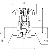 Криогенный запорный клапан CCK T361DA8-15 PN64