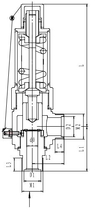 Предохранительный клапан тип T401DK10-25 PN100