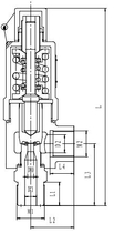 Предохранительный клапан тип T551DK10-15 PN250