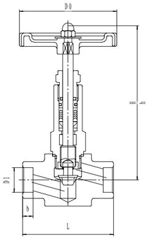 Криогенный игольчатый клапан CCK T651DB8-15 PN350