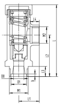 Предохранительный клапан тип T7K10-25 PN40