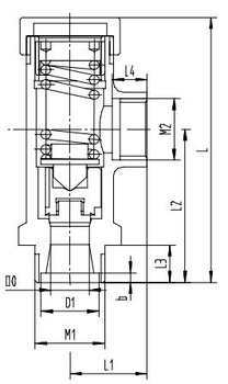 Предохранительный клапан тип T7K10-25 PN40